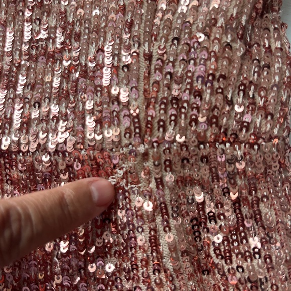 NEW AKRIS Silk Sequined Gown Front Slit Special Occasion Dress Size 2 Glam - Picture 11 of 12